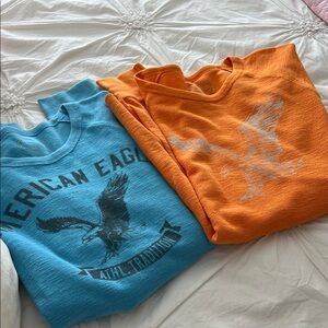 American Eagle Outfitters Kids' Blue and Orange Sweatshirts